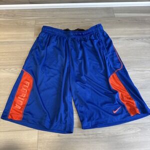 Nike‎ Florida Gator Basketball Shorts Men's XL Baggy With Pockets Blue Orange